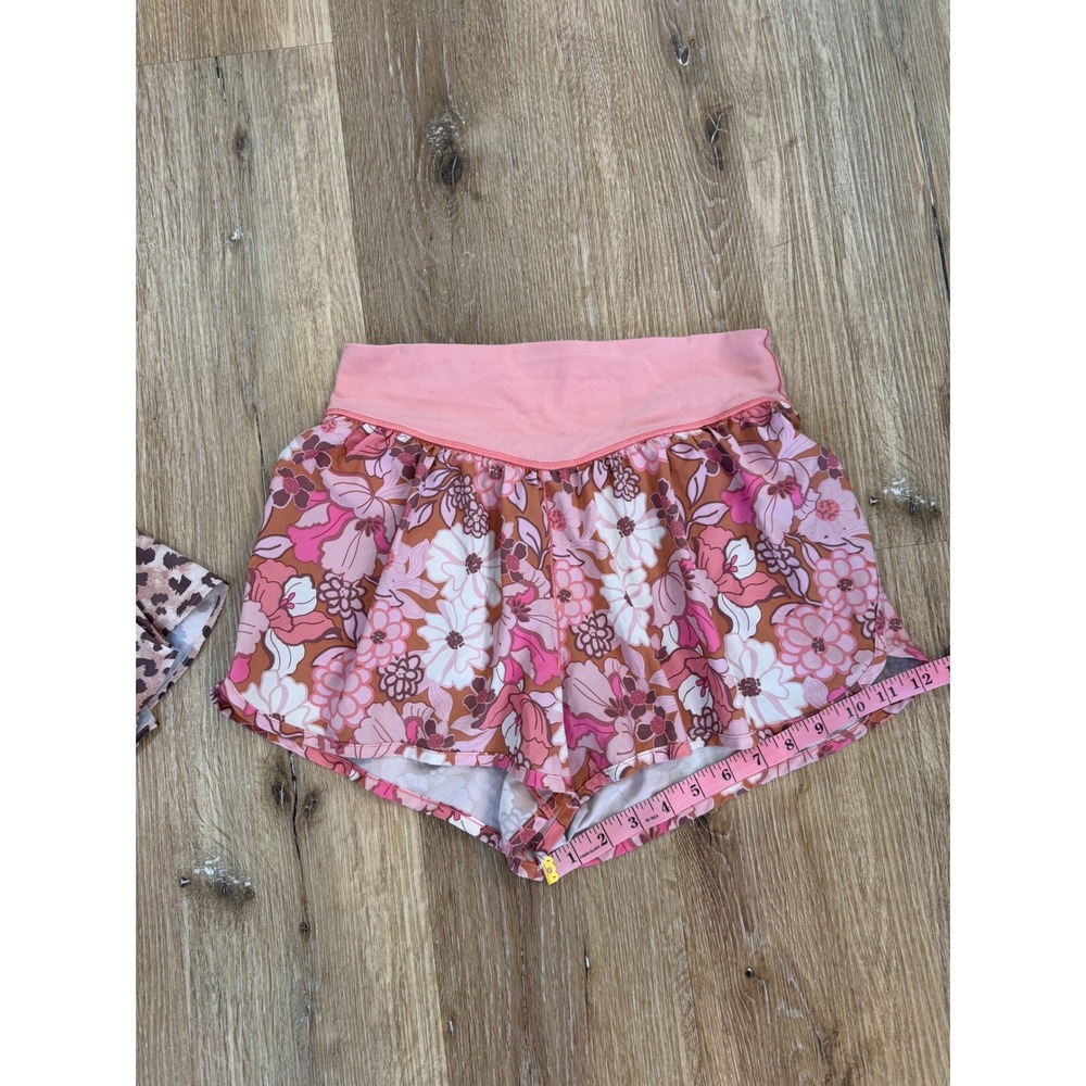 Aerie‎ OFFLINE Real Me Skort Shorts Bundle Festival Women M Pink Floral Leopard - Picture 8 of 15